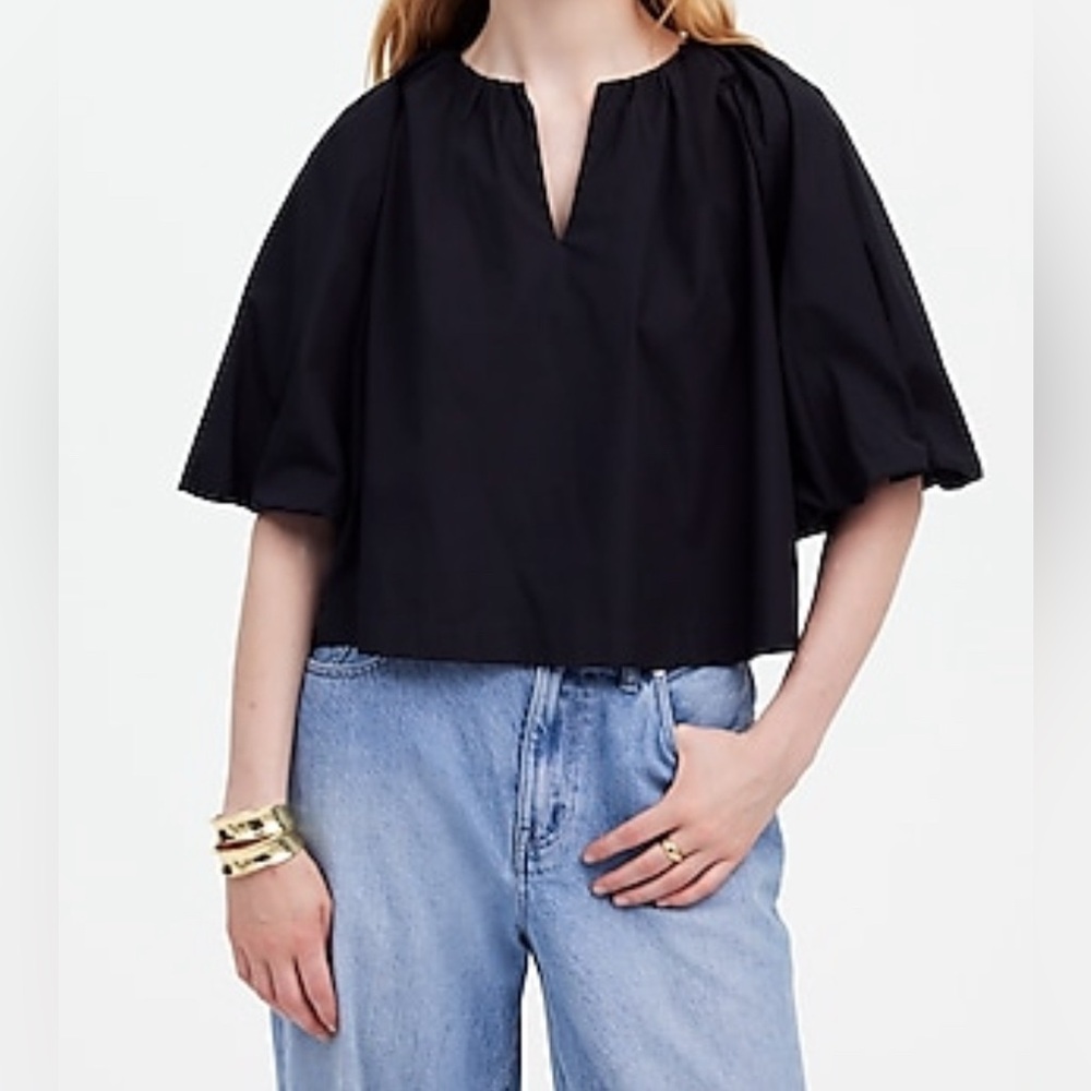 Madewell Black Blouse